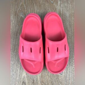 544 Hoka ORA  Pink Slide recovery Sandals - Comfortable Lightweight Slides 7